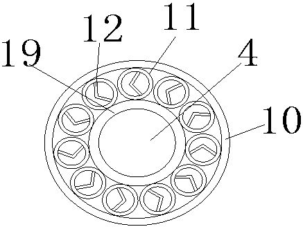 Mechanical tension adjusting device of printing machine