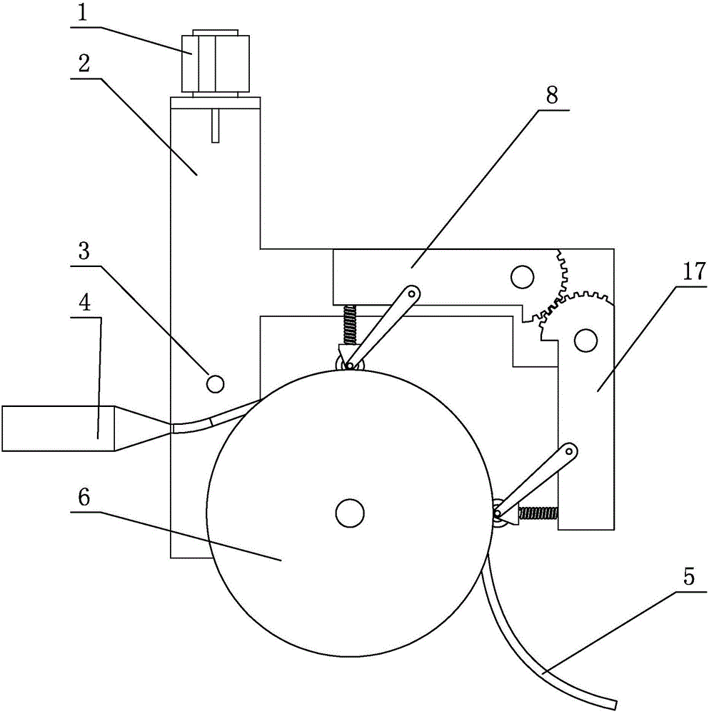 Active transporting device applied to seabed cable paving winch