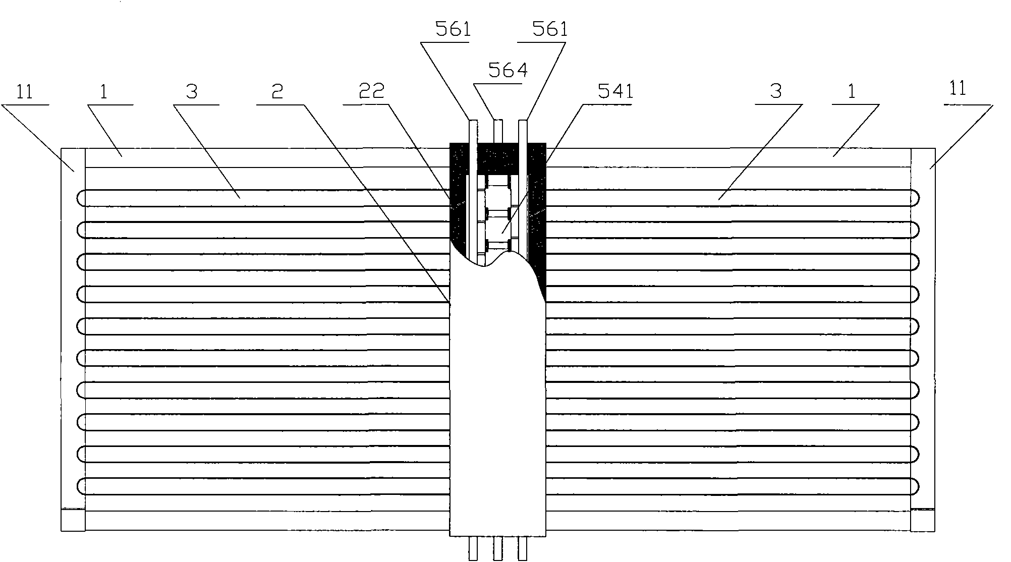 Double-wing solar thermoelectric generation collector with metal runner