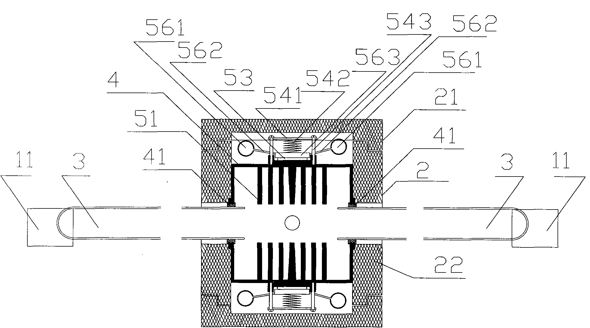 Double-wing solar thermoelectric generation collector with metal runner