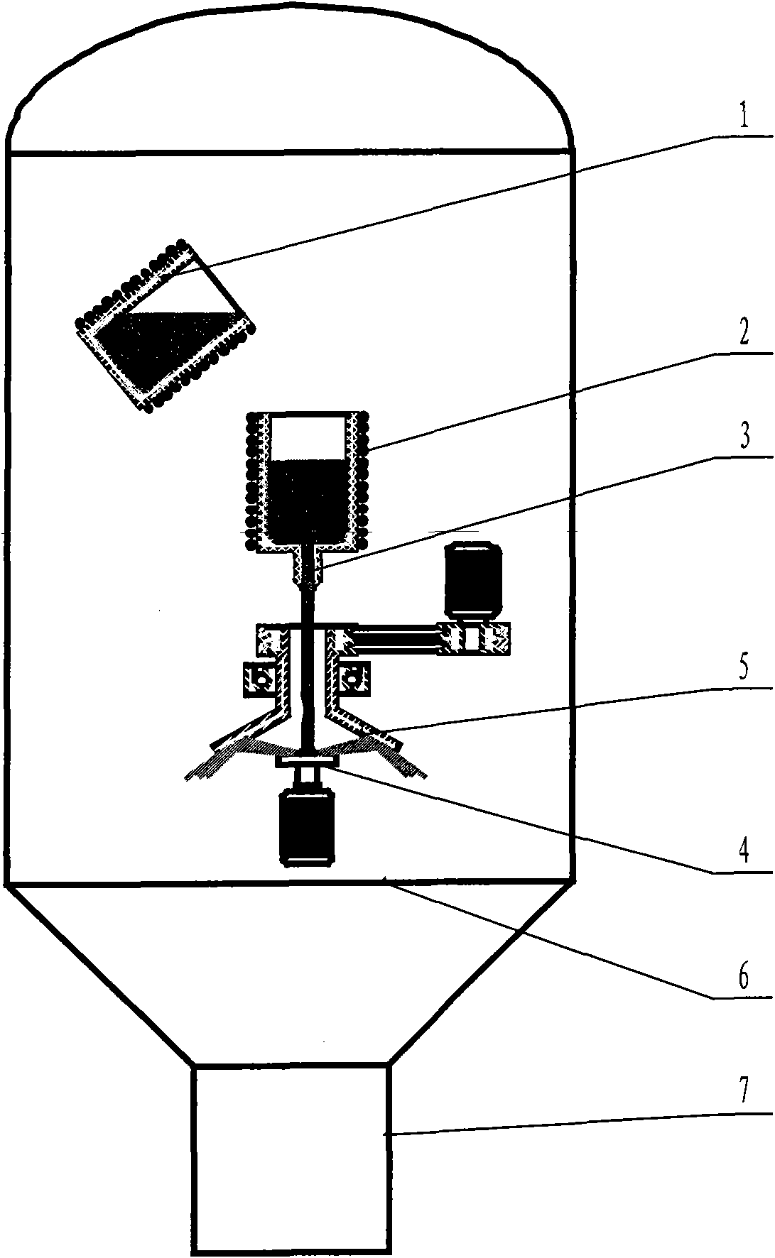 Method for preparing flaky metal powder