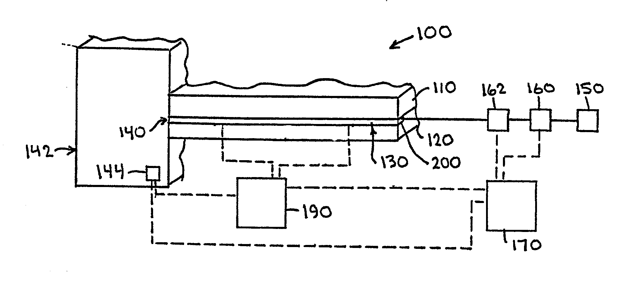 Resistive heater formed inside a fluid passage of a fluid vaporizing device