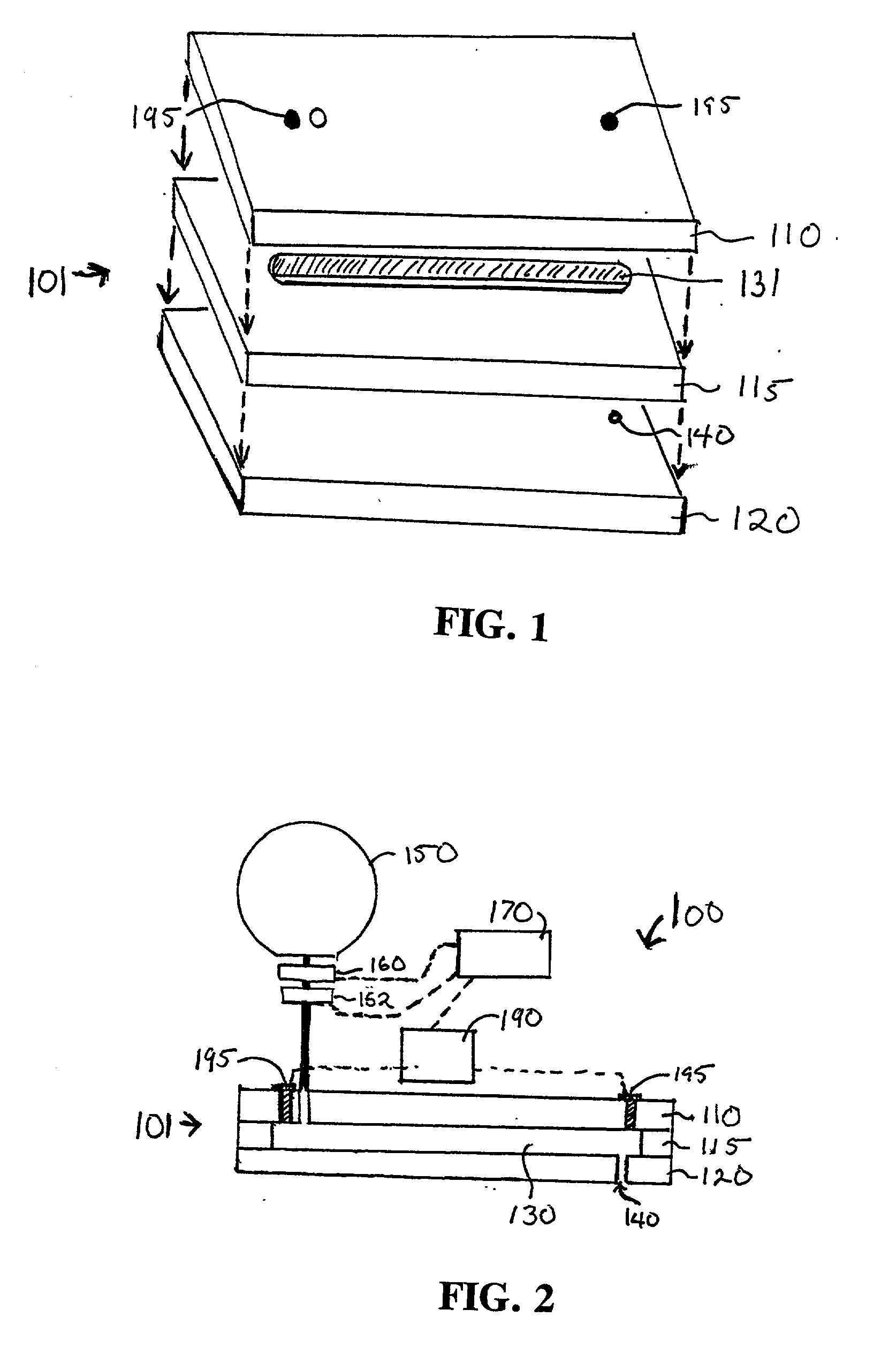 Resistive heater formed inside a fluid passage of a fluid vaporizing device