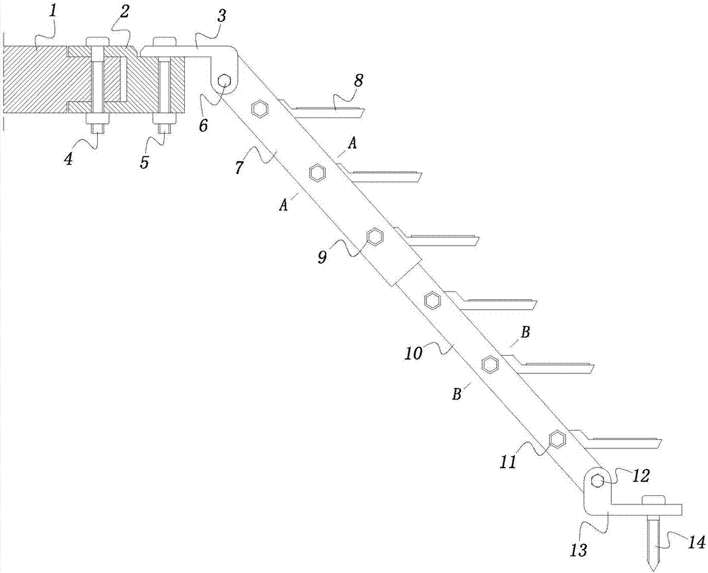 Stair capable of being dismounted and mounted and used for booth