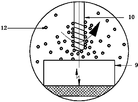 Electrophoretic assisted ultrasonic mechanical composite micro-drilling machining device