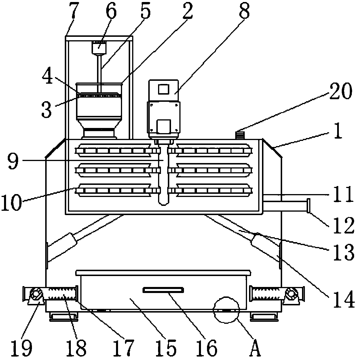 Prefiltration type rice cleaning device