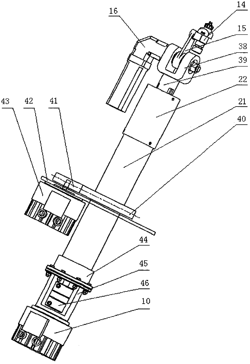 Spraying robot mechanical arm driving device