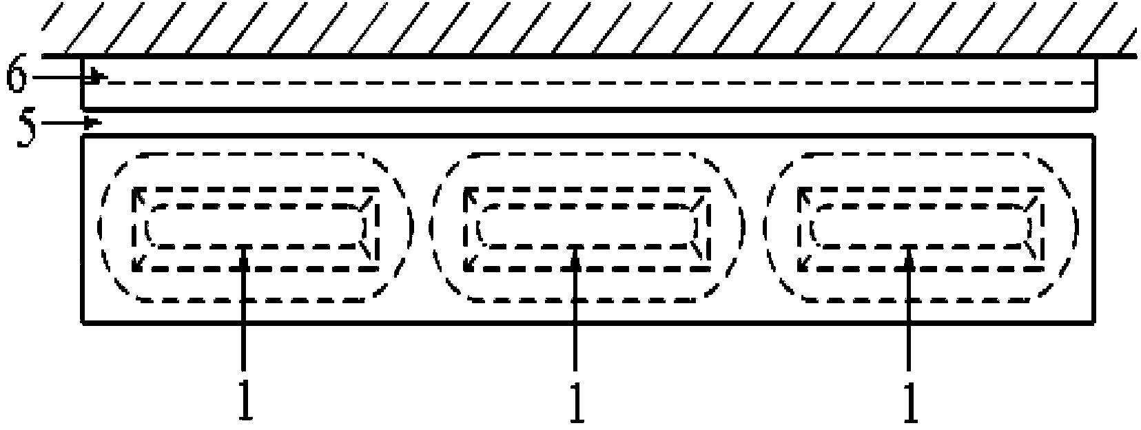 Combined-type suspension electromagnet for medium-low-speed maglev train and manufacturing method of combined-type suspension electromagnet