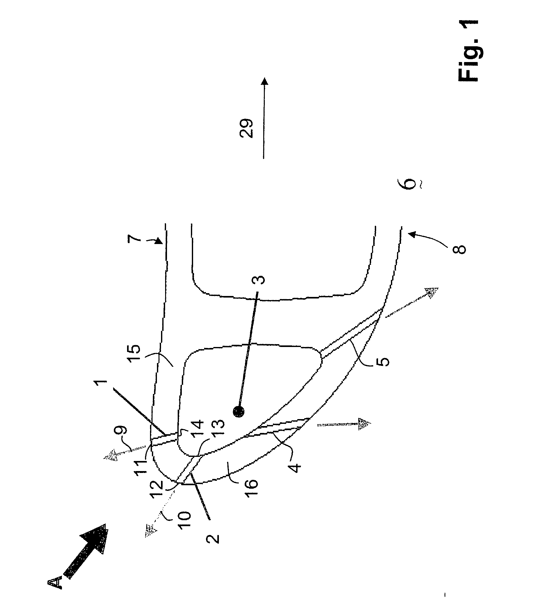 Gas Turbine Airfoil With Leading Edge Cooling