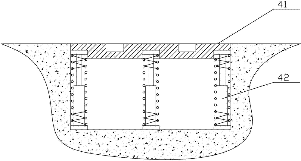 Multi-point buffer pedestal