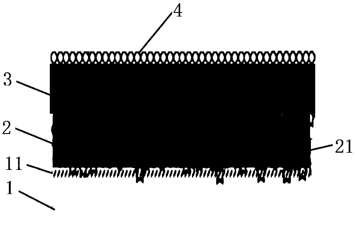 Metal bipolar plate, preparation method of metal bipolar plate and fuel cell