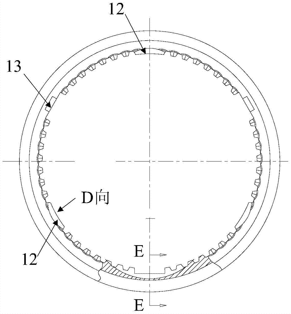 A synchronizer gear sleeve deburring machine and its use method