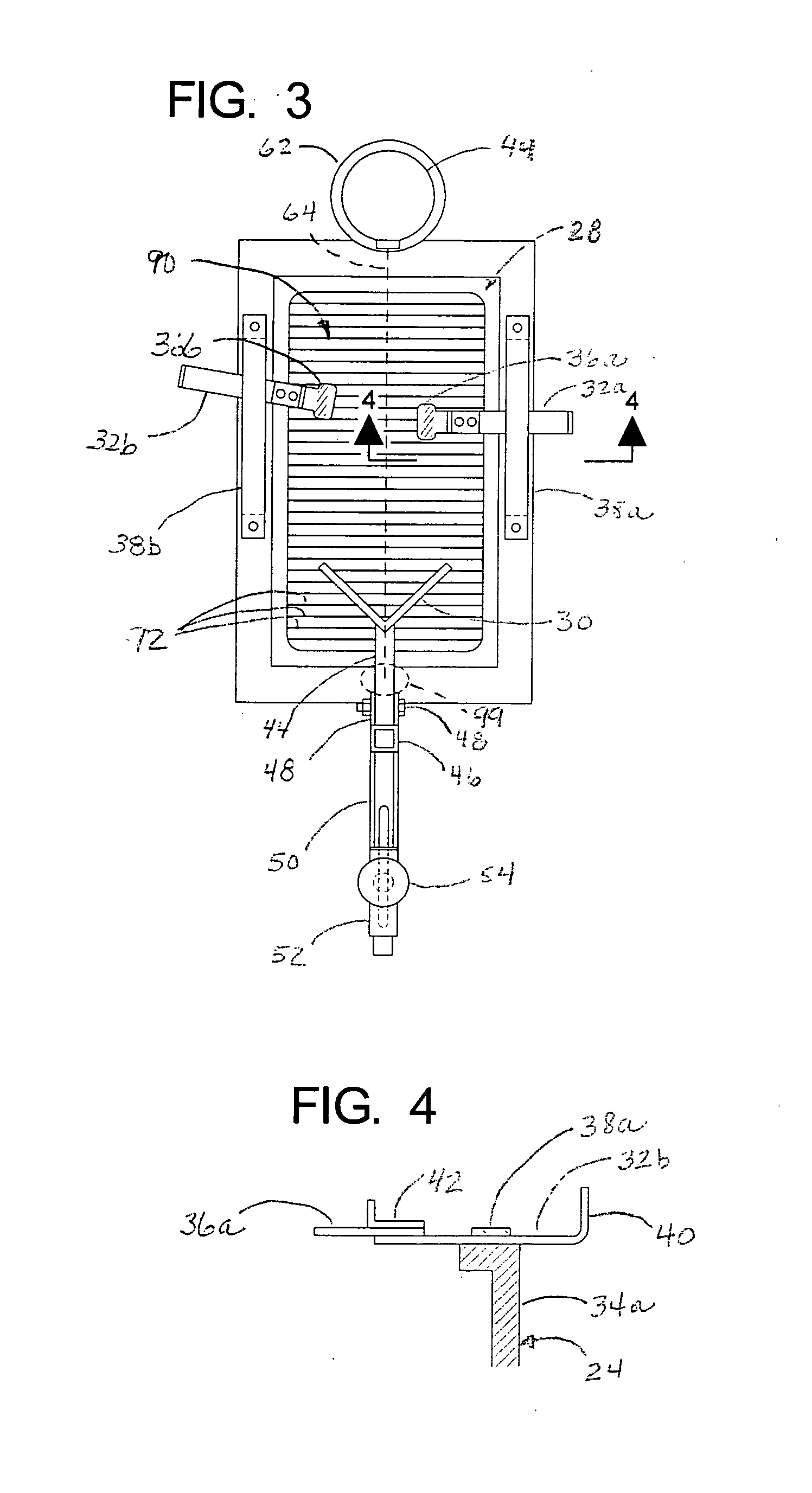 Apparatus and method for imaging feet