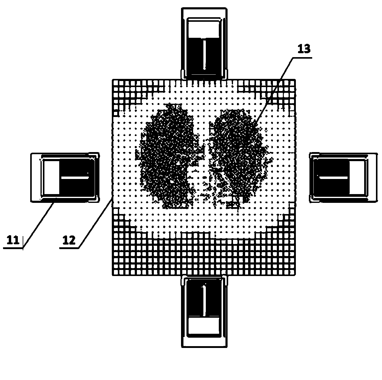 Method for determining detection efficiency of internal exposure HPGe detector based on CT data