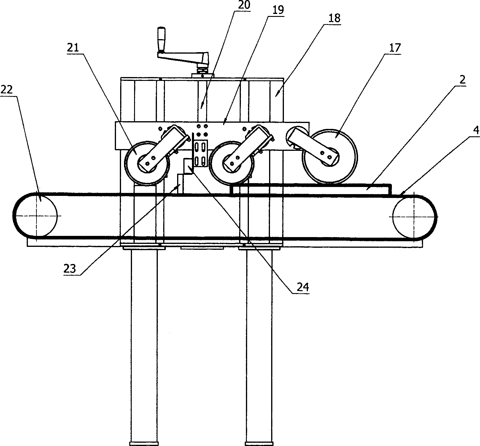 Timber selecting and chopping method and selection chopping saw therefor