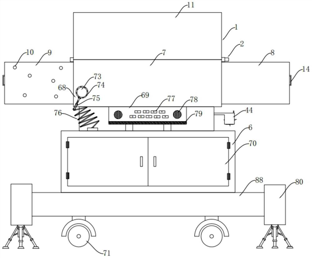 Teaching display device for improving understanding ability of old people