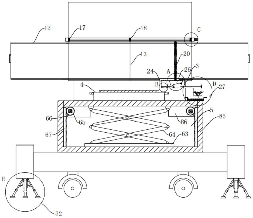 Teaching display device for improving understanding ability of old people