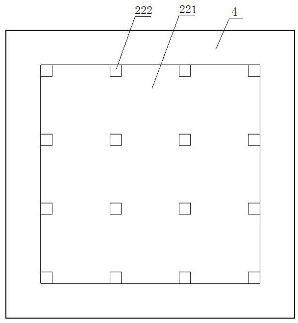 Sound absorption and vibration reduction floating floor ground structure for theater and construction method thereof