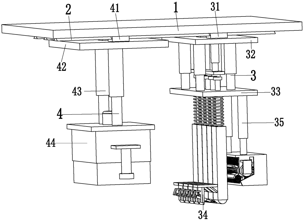 Ground leveling frame used for house building construction