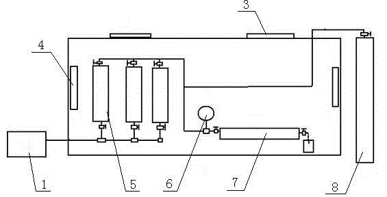 Pore micron-sized oil water distribution recognition and quantification method