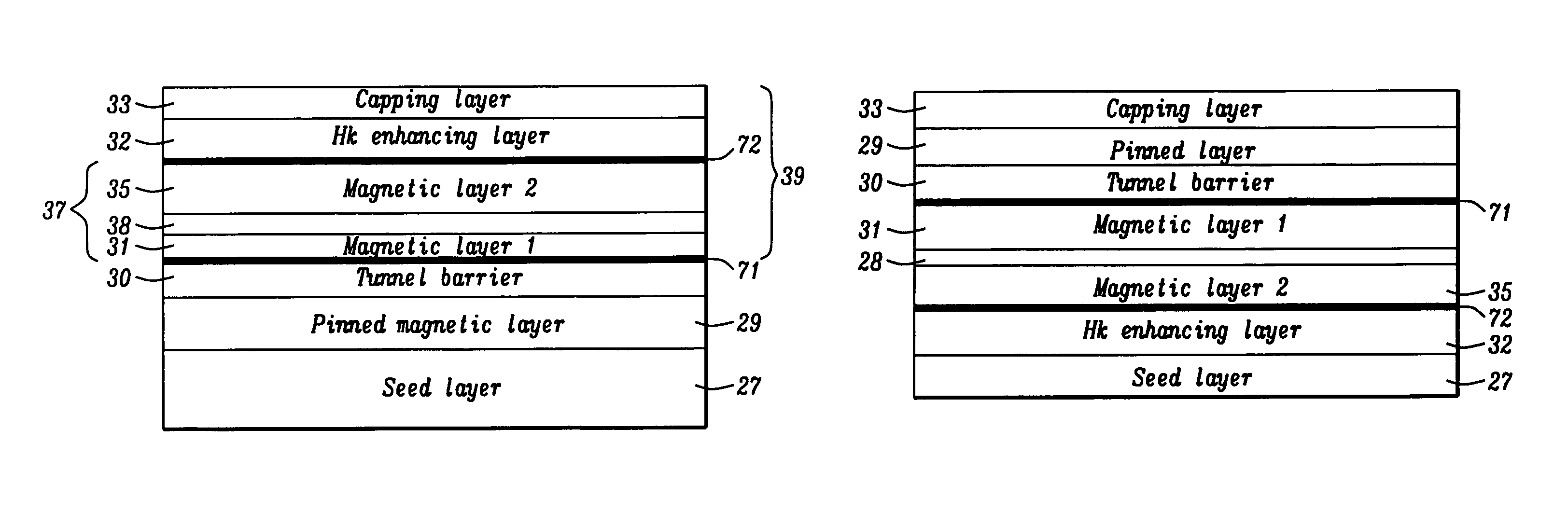 Multilayers having reduced perpendicular demagnetizing field using moment dilution for spintronic applications