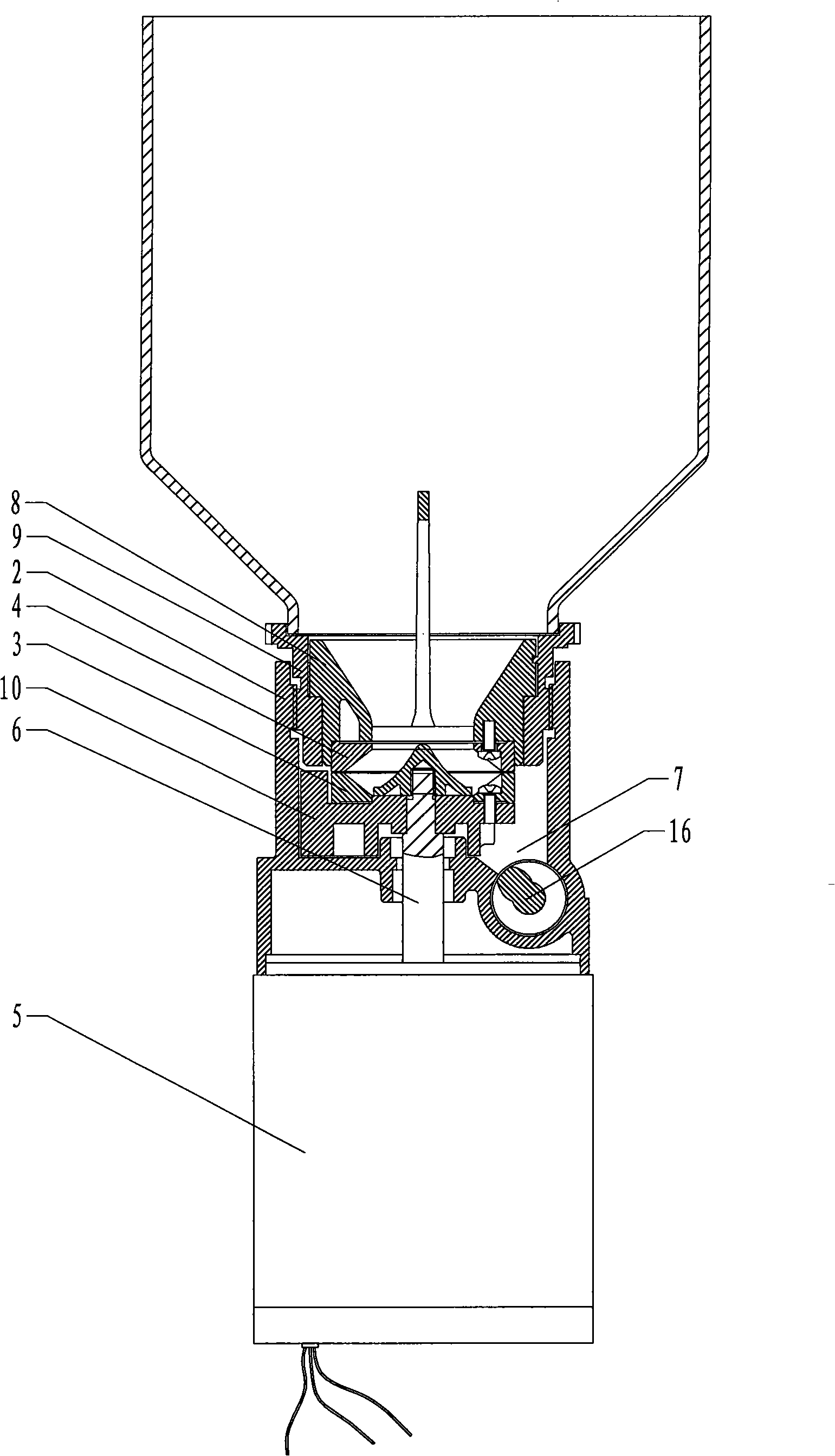 Grinding mechanism of coffee-making machine