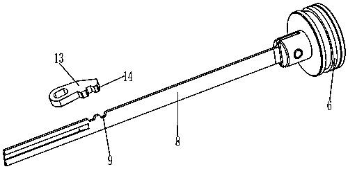 Locking device on firing pin of double-air-cylinder electric nail gun