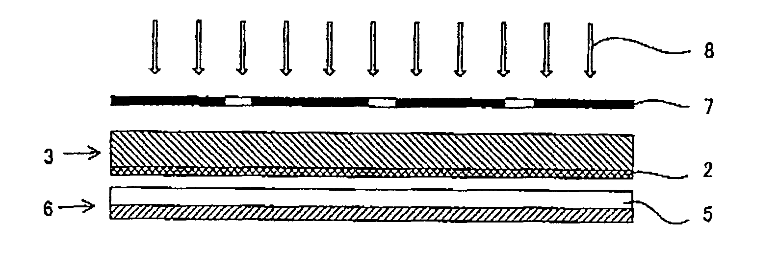 Method of producing pattern-formed structure and photomask used in the same