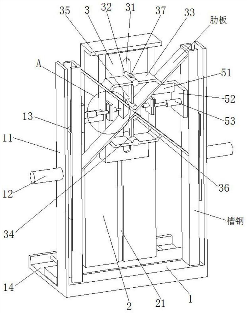 Manufacturing and machining method for steel structure truss structure