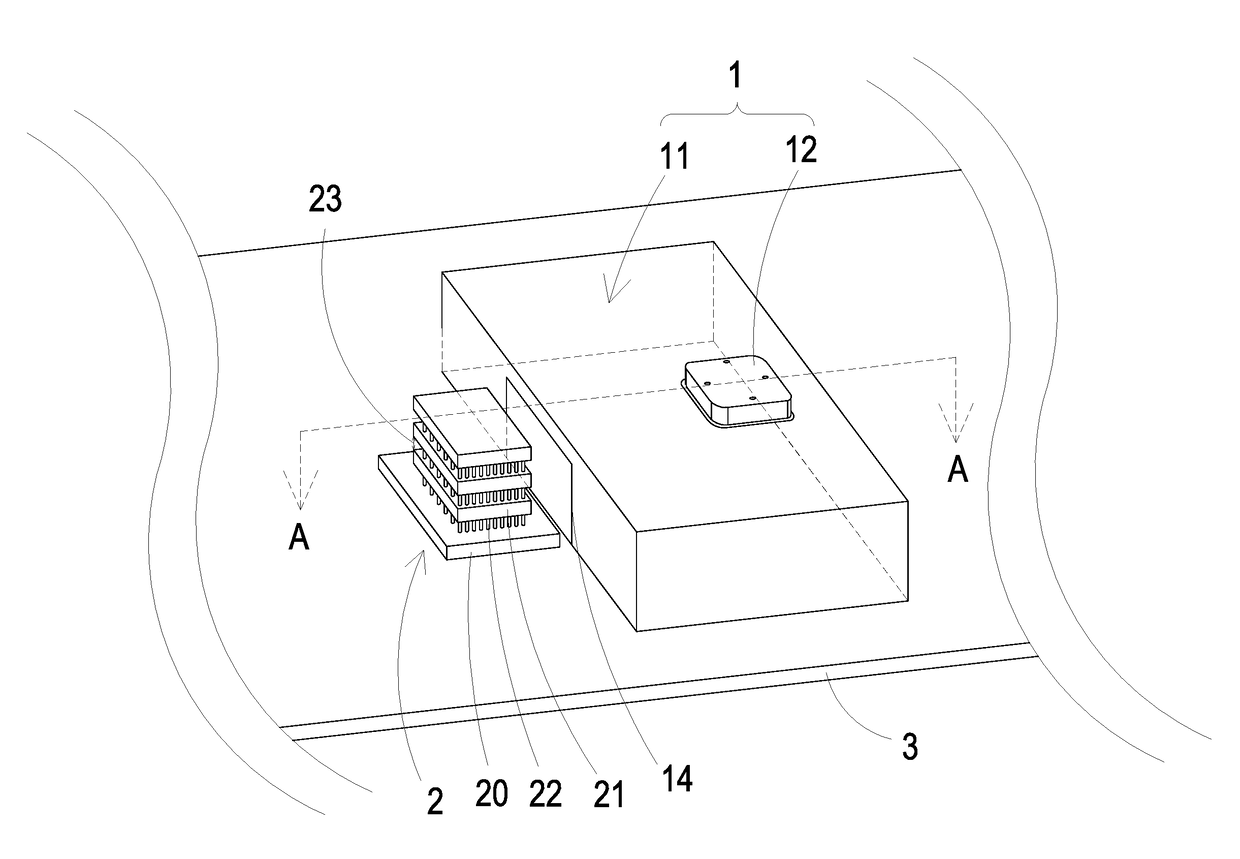 Three-dimensional integrated circuit cooling system