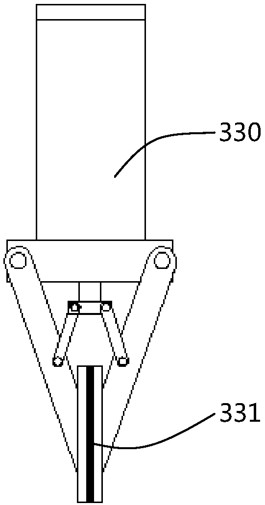 Automatic blank fetching equipment and method for magnetic material oil hydraulic machine