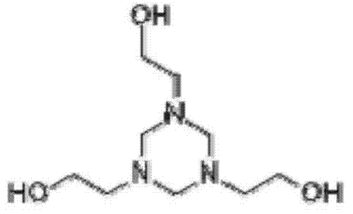 Remover and removal method for sulfuretted hydrogen in low-water cut crude oil associated gas