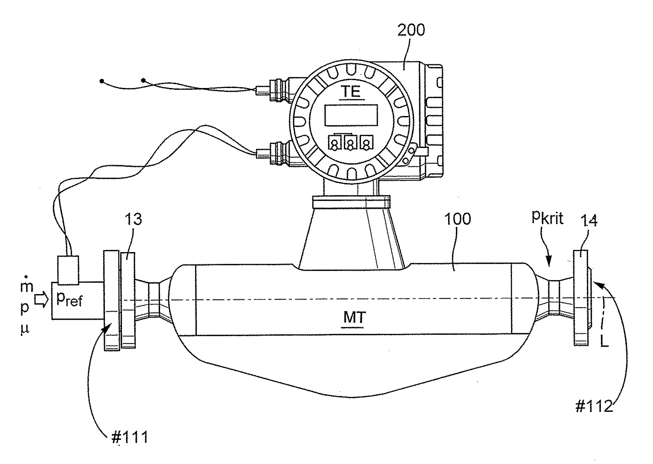 Measuring system having a measuring transducer of vibration-type