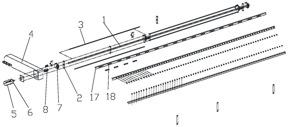 Rope delivery device and embroidery machine