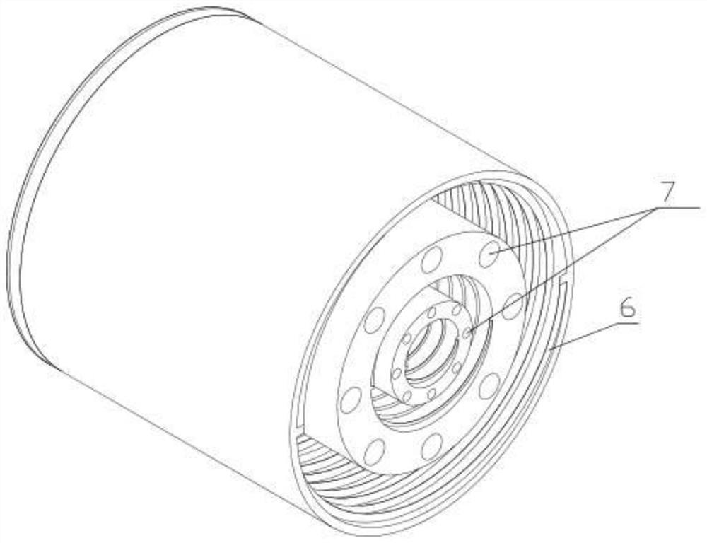 Rotary kiln spray gun gas supply device