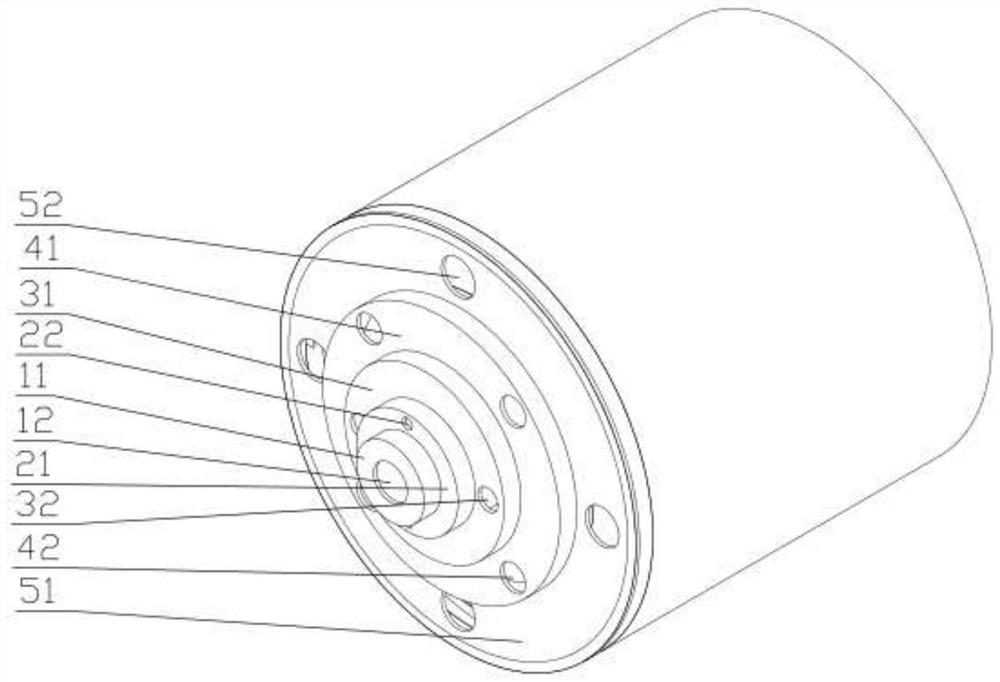 Rotary kiln spray gun gas supply device