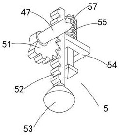 Discharging device for cellulose acetate processing reaction kettle