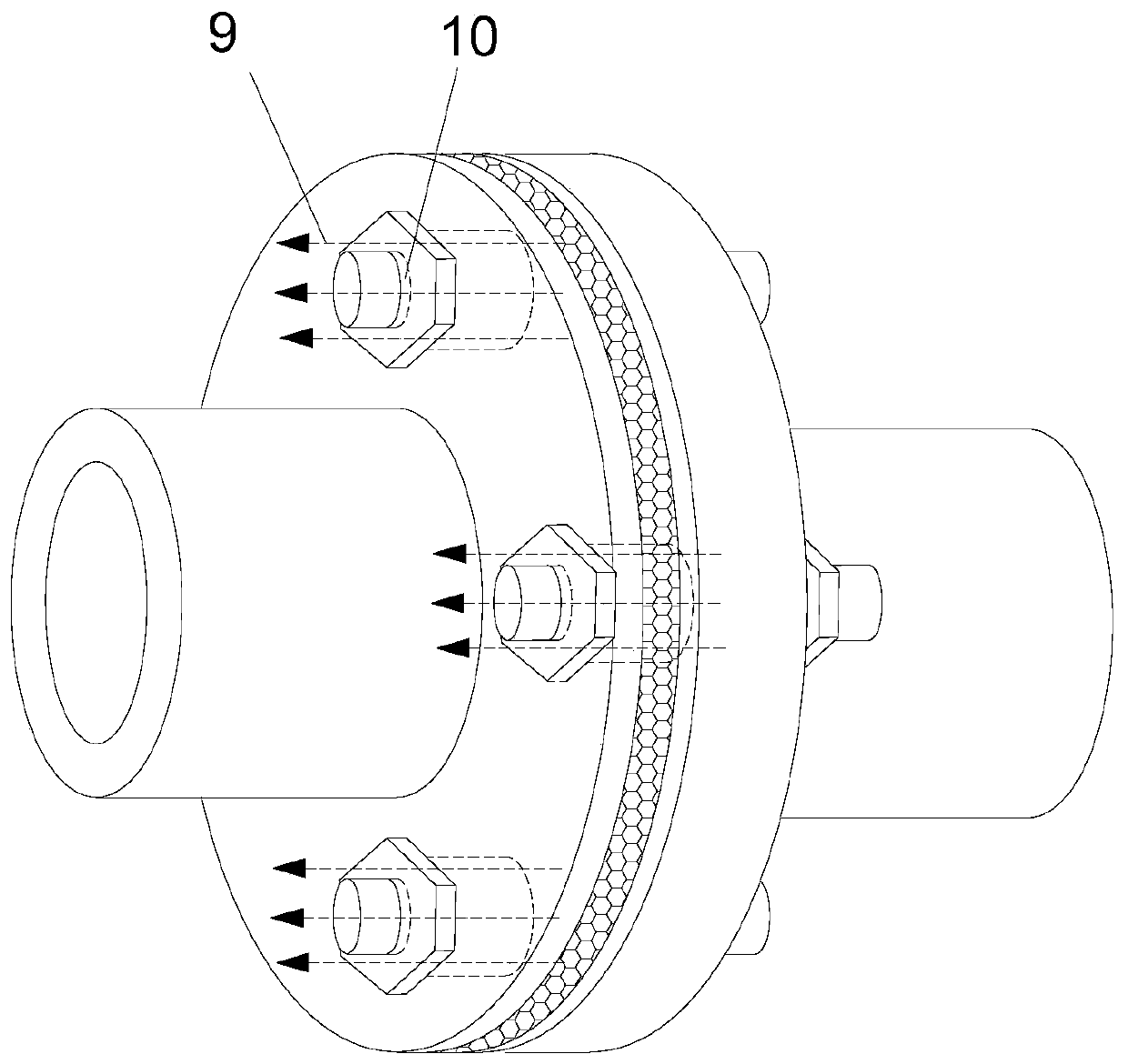 Variable-rigidity flexible coupling based on magnetorheological grease