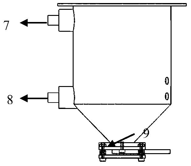 Movable hopper type powder bed powder laying device and method