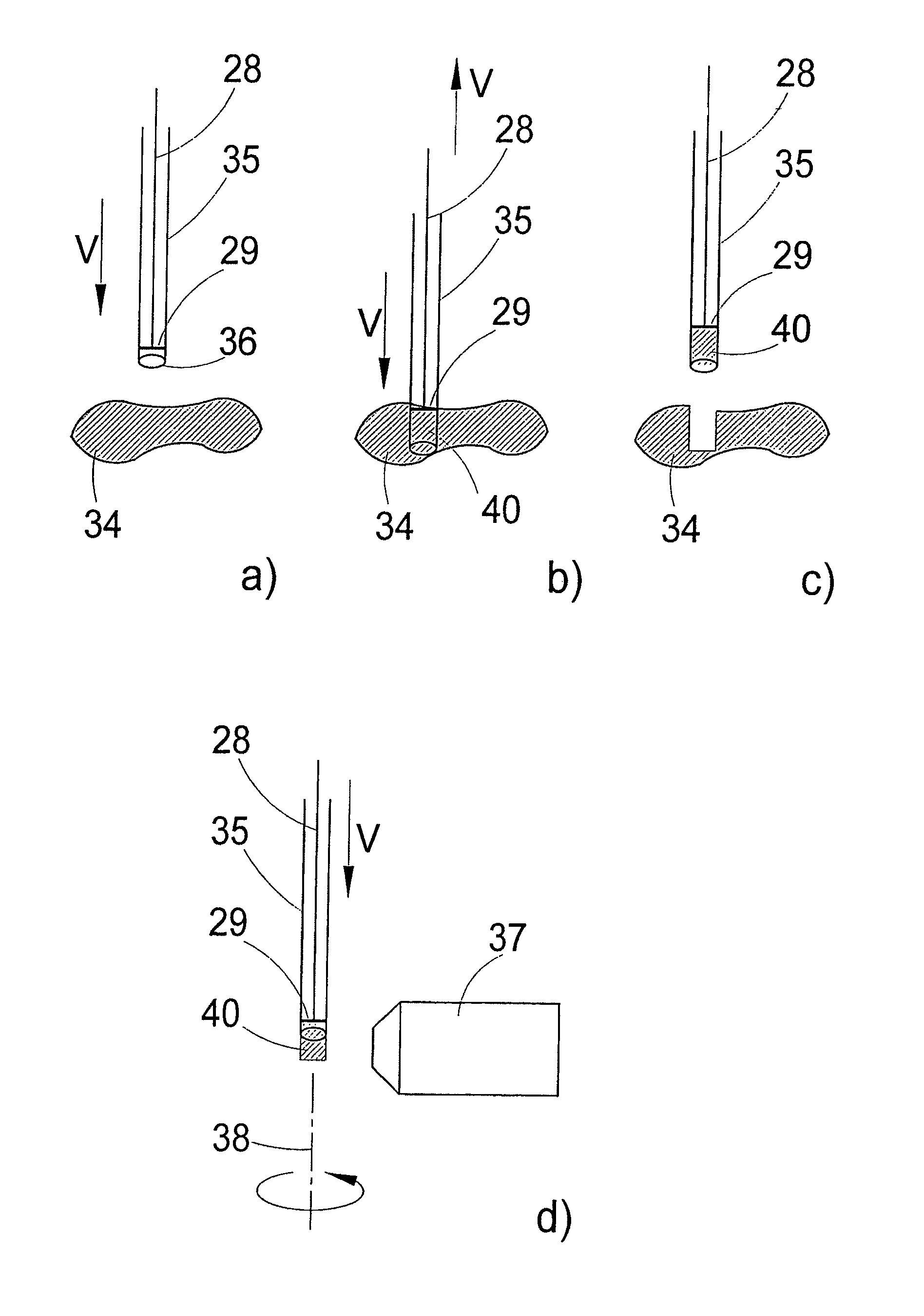 Method for positioning biological samples in a microscopic arrangement