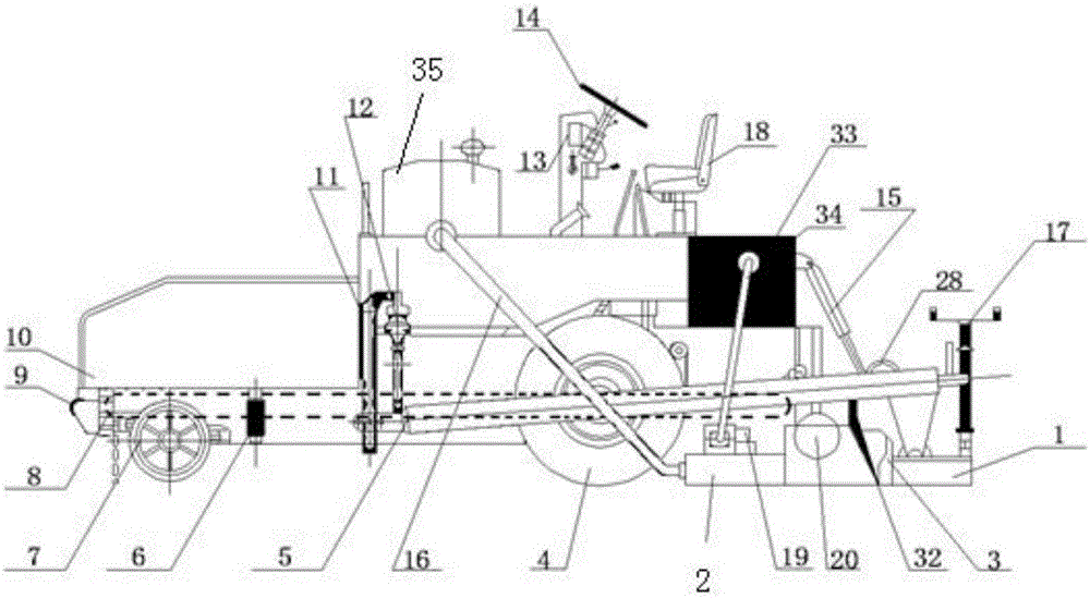 Paver with preheating function and operation method thereof