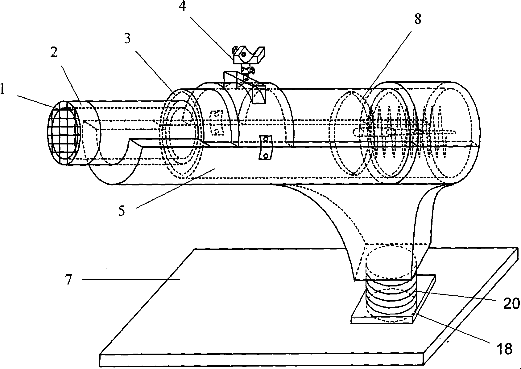 Automatic moxibustion treatment apparatus