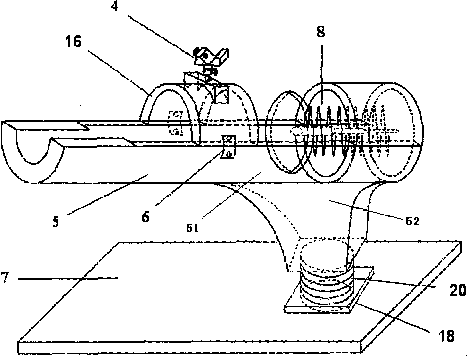 Automatic moxibustion treatment apparatus