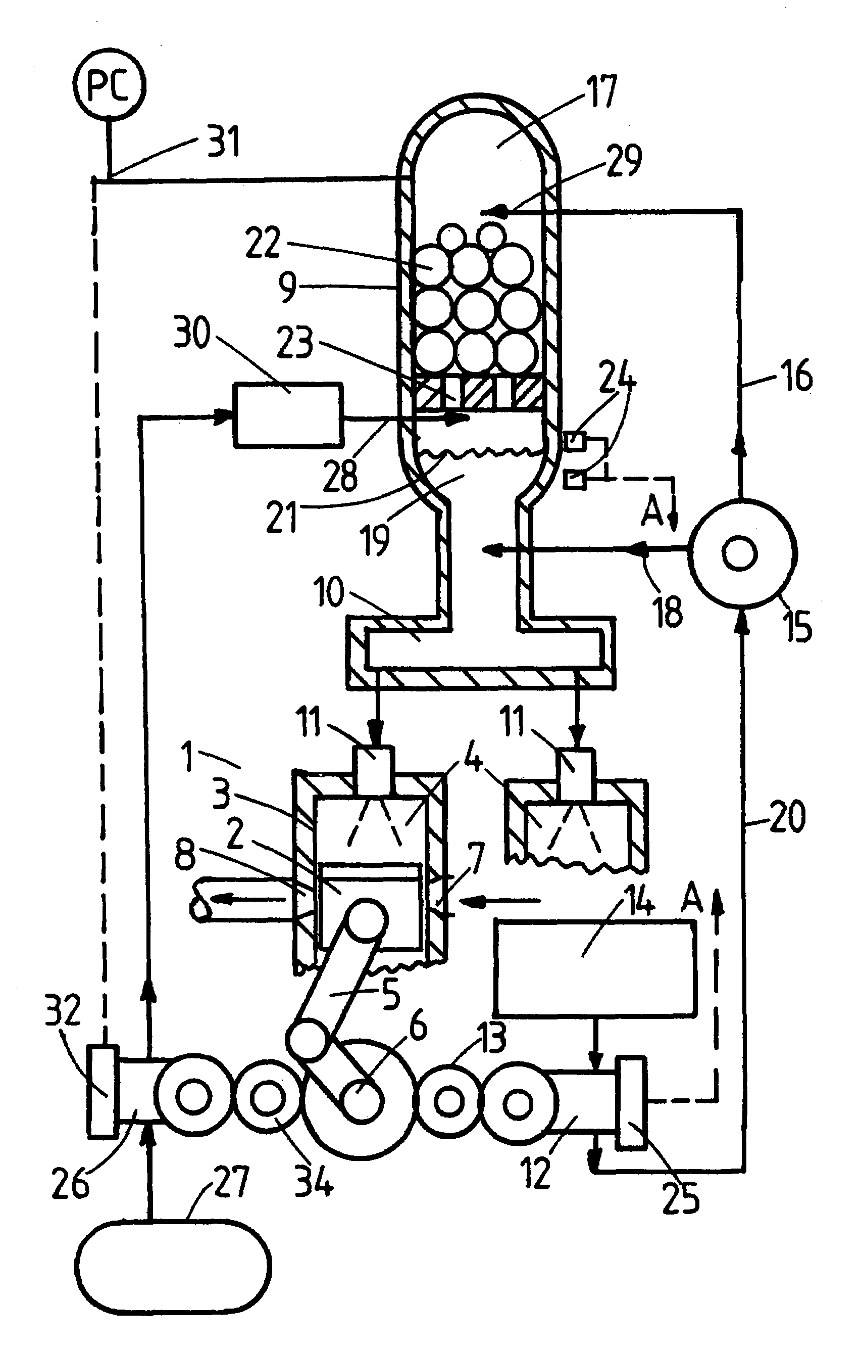 Common rail supplementary atomizer for piston engines