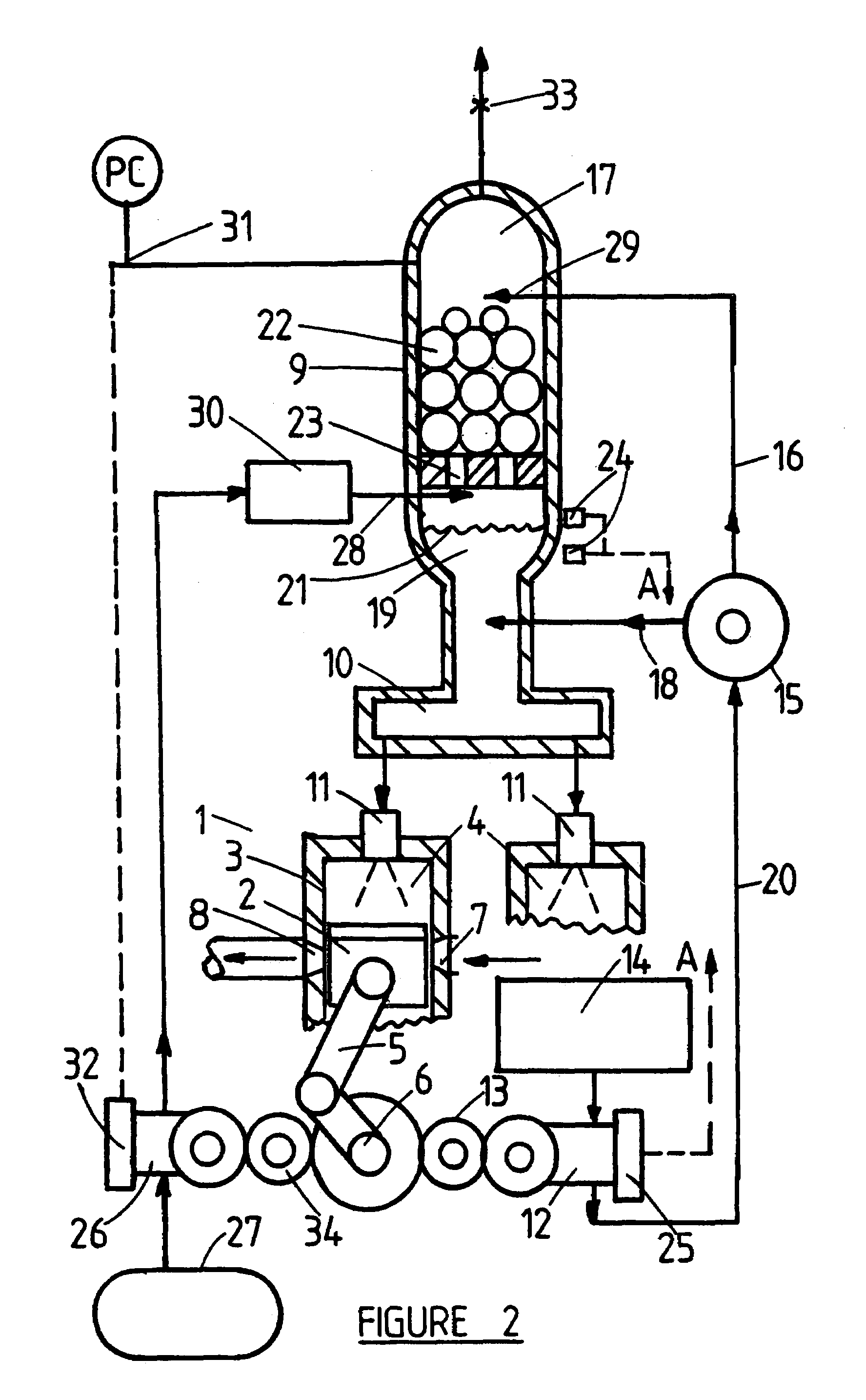 Common rail supplementary atomizer for piston engines