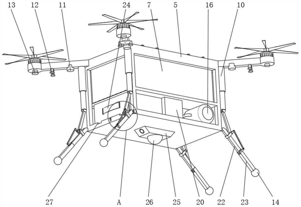 Anti-falling plant protection unmanned aerial vehicle