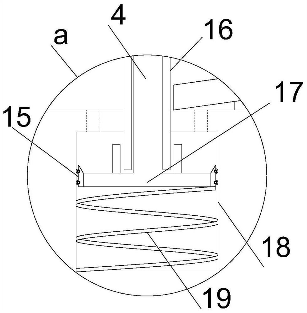 A pneumatic power generation type automobile shock absorption energy storage device