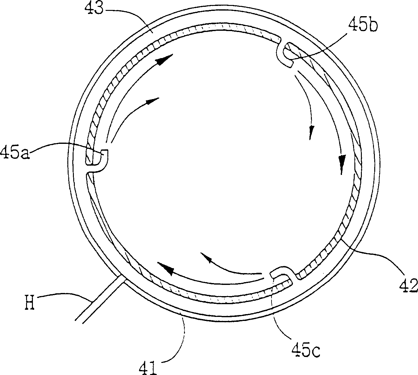 Waste gas treatment equipment and waste gas treatment system