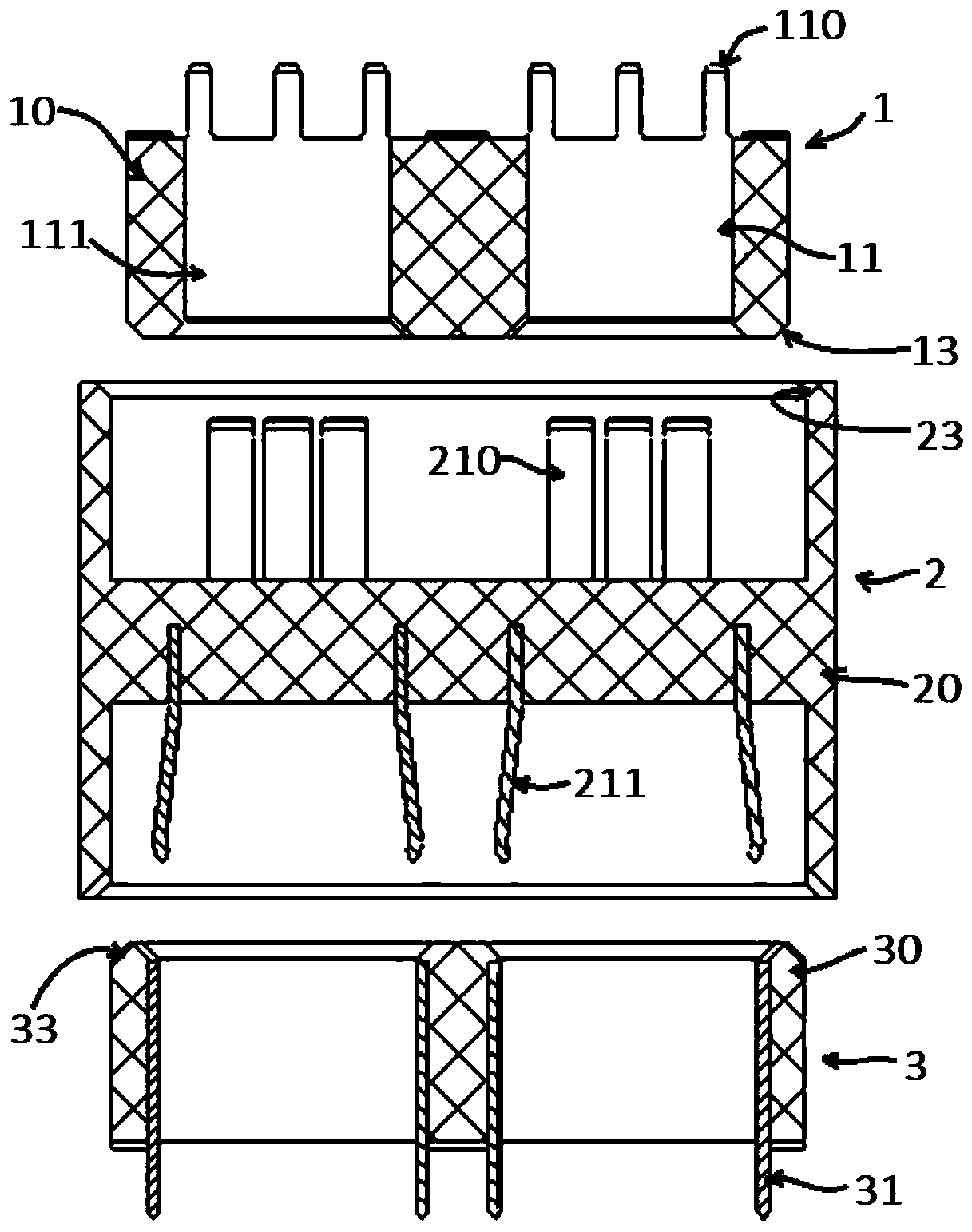 Adapter connector and connector assembly