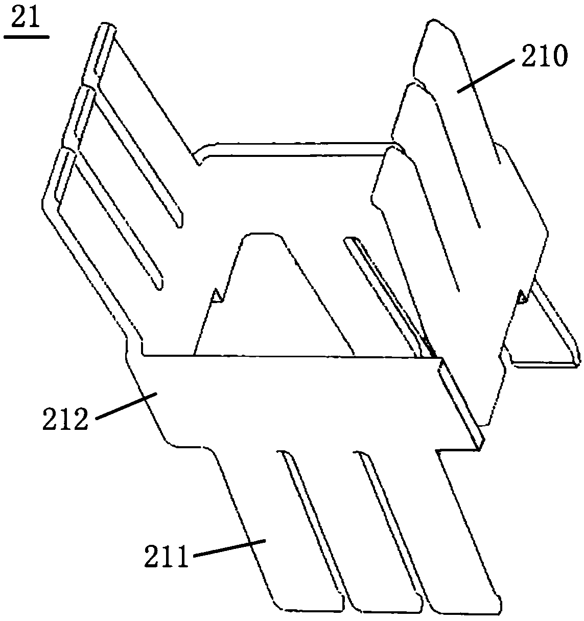 Adapter connector and connector assembly